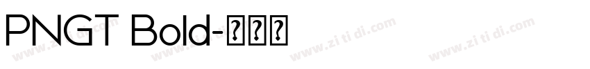 PNGT Bold字体转换